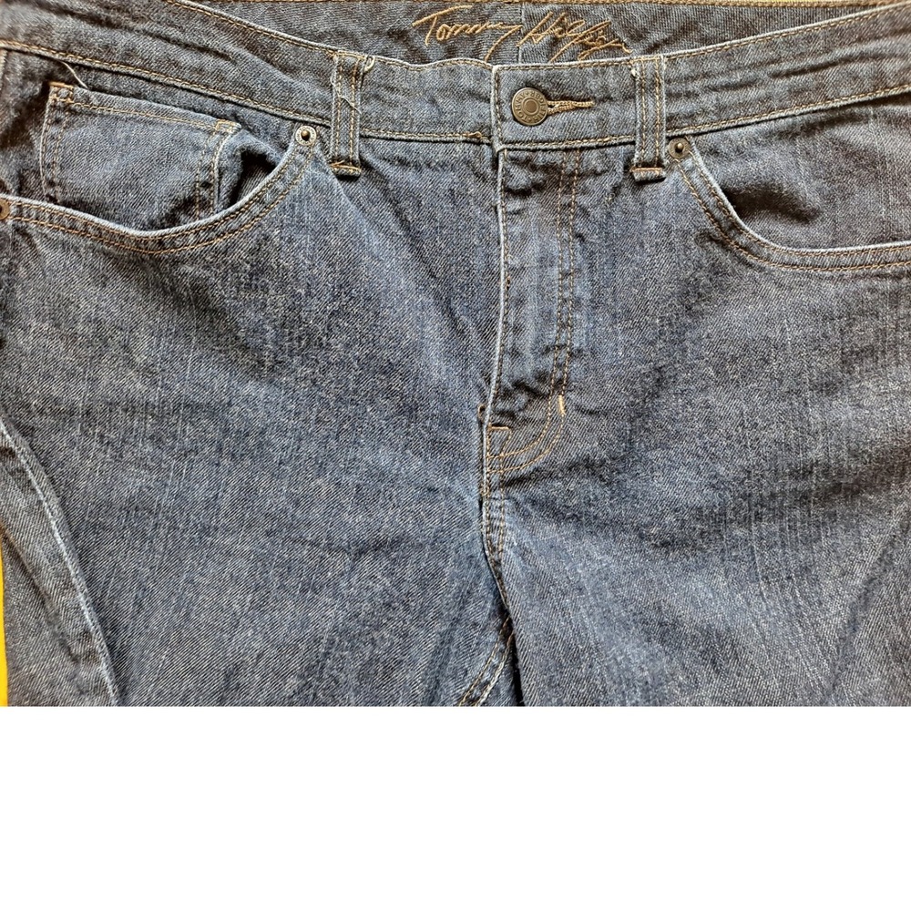 Tommy Hilfiger‎ Womens Jeans Blue Denim Size 12S Straight Leg Crop - Picture 4 of 8